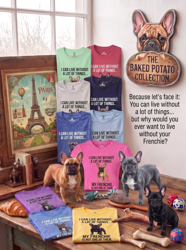 The Baked Potato Collection — Frenchie tees